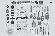 6 Vintage Cooking Badges, a Branding & Logo Template by PaperBat (Thumbnail 5 of 5)