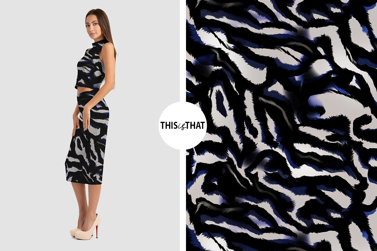 Zebra Patterns | 14 Prints Design, a Pattern Graphic by Luiz da Rolt Grathwohl (Photo 7 of 10)