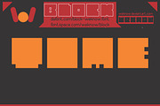 block font, a Font by weknow (Thumbnail 4 of 5)