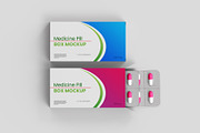 Medicine Pill Box Mockup - 8 views, a Packaging Mockup by Illusiongraphic (Thumbnail 4 of 25)