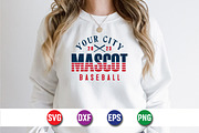 Your City Mascot Baseball SVG Design, an Object Graphic by SVGCuteShop (Thumbnail 3 of 3)