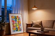 Living Room Poster Frame Mockup ISO, a Mockup by DesignRocket (Thumbnail 7 of 8)