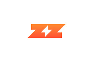 Letter Z Lightning Bolt Logo, a Branding & Logo Template by kurostd