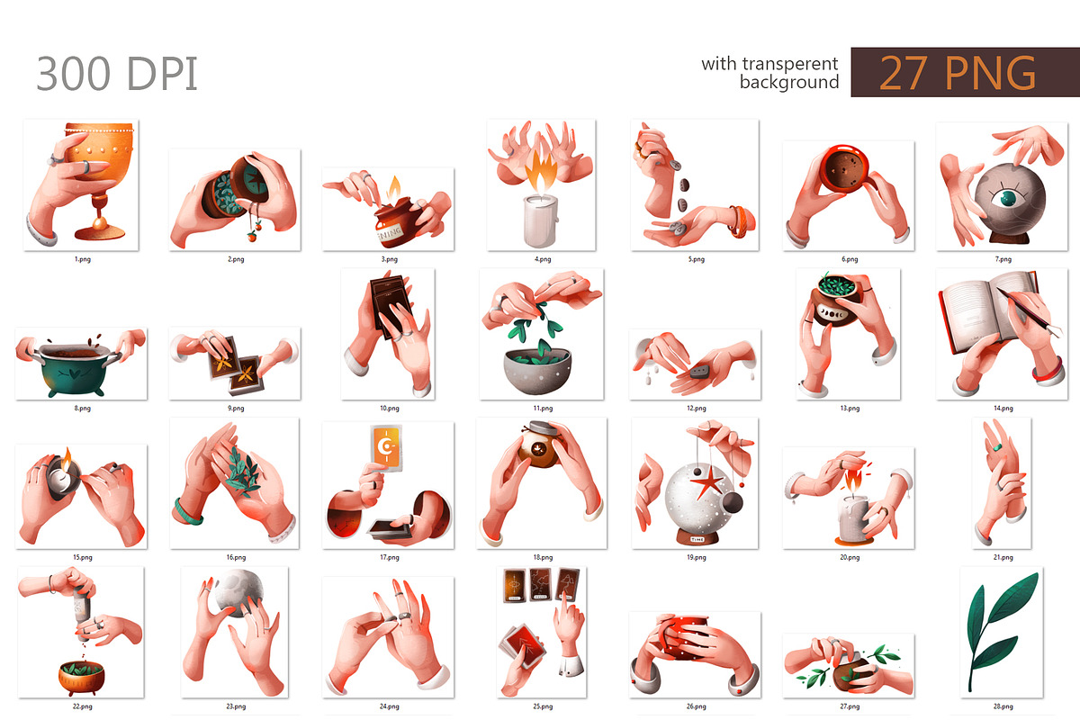 WITCH HANDS .digital illustrations, an Illustration by Izobova (Photo 3 of 3)