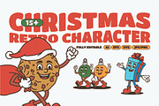 Retro Christmas Illustration, a Seasonal Illustration by Decoconio Design (Thumbnail 1 of 8)