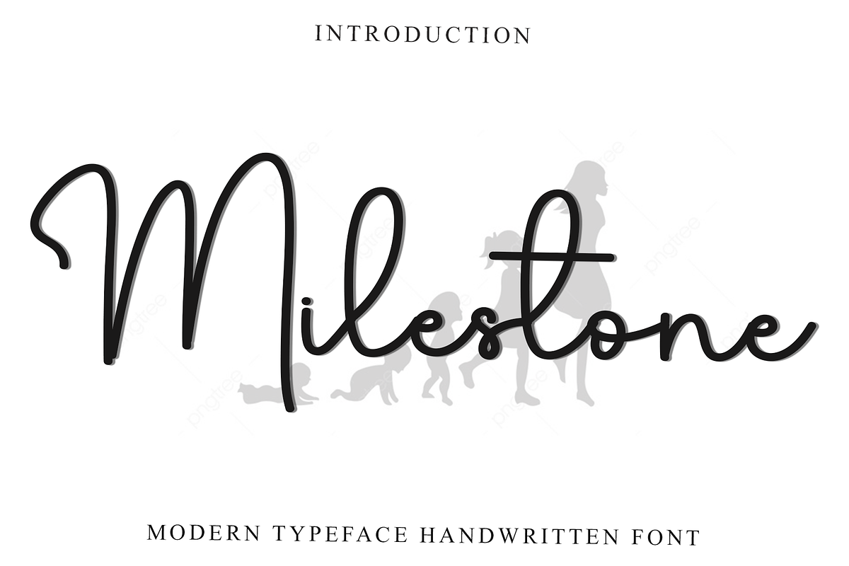 Milestone, a Handwritten Font by InermediaSTUDIO (Photo 1 of 8)