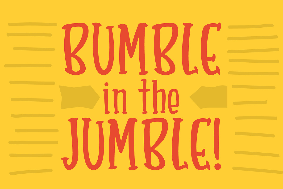 Bumbleberry - a silly serif font, a Serif Font by Little Type Factory (Photo 3 of 8)