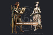Brass Requiem Steampunk Characters, a Person Illustration by ThatsDesignArt (Thumbnail 3 of 12)