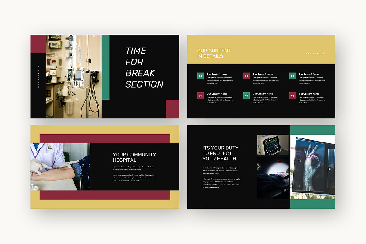 Muma : Health Business Powerpoint, a Presentation Template by Punkl Camp (Photo 11 of 16)