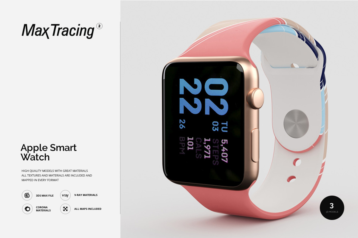 Apple Smart Watch, a 3D by maxtracing2 (Photo 1 of 14)