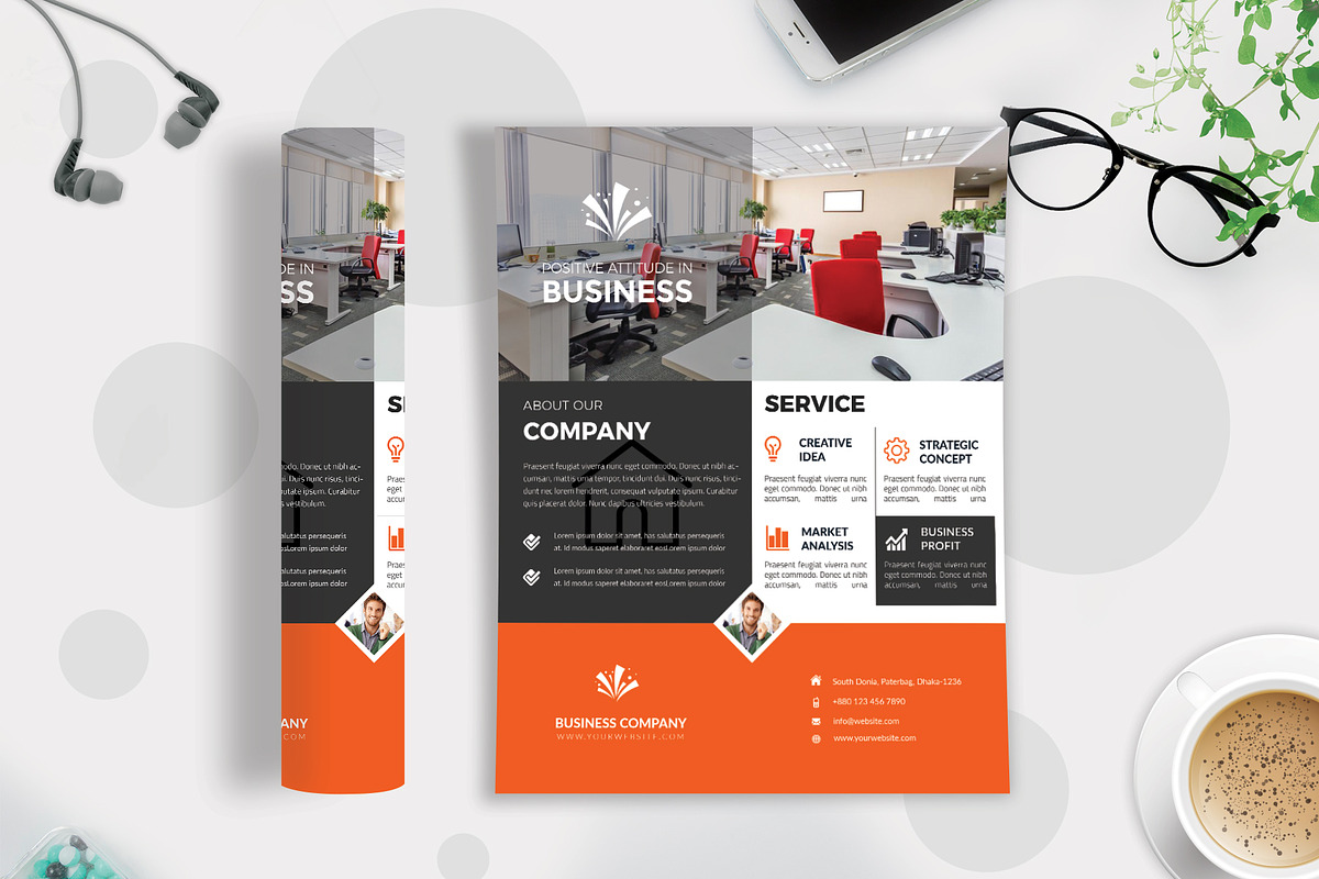 50+ Business Flyers Bundle, a Flyer Template by Imagine Design Studio (Photo 28 of 52)