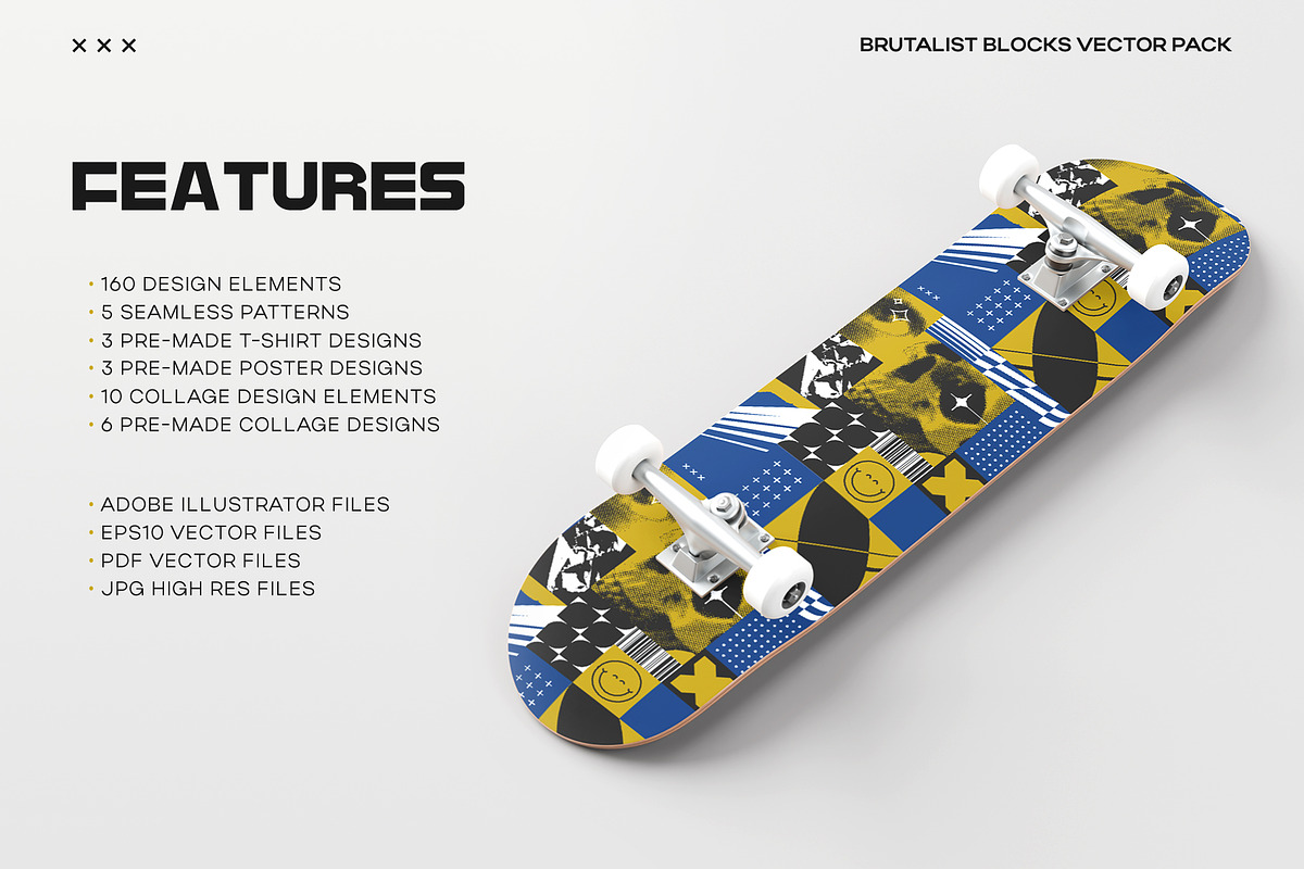 Brutalist Blocks Vector Pack, a Decorative Illustration by Vecster (Photo 15 of 16)