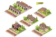 Isometric city map elements, an Object Graphic by tele52 (Thumbnail 38 of 72)