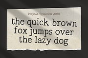 Penjinak Typewriter, a Serif Font by 24Design Studios (Thumbnail 2 of 6)