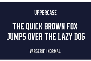 Varserif Font Family