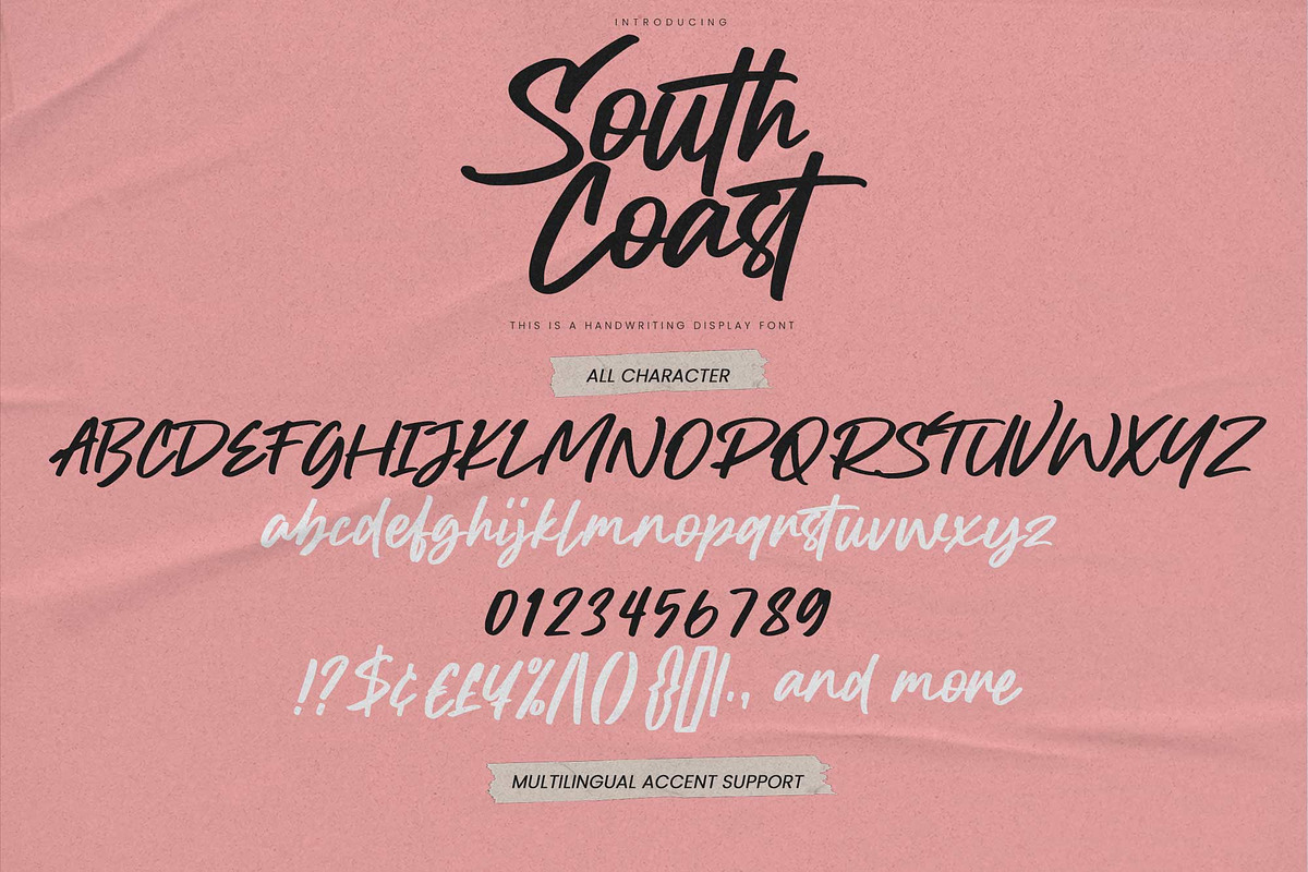South Coast - Handwritting Display, a Handwritten Font by Gassstype (Photo 6 of 8)