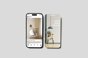 Social Media Post Mockup, an iPhone Mockup by seramoe (Thumbnail 3 of 5)