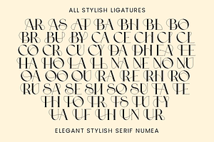 Numea - All Caps Elegant Font