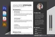 Resume/CV, a Resume Template by graphicforest (Thumbnail 2 of 5)