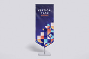 VERTICAL FLAG MOCKUP, a Product Mockup by swsi-studio (Thumbnail 2 of 5)