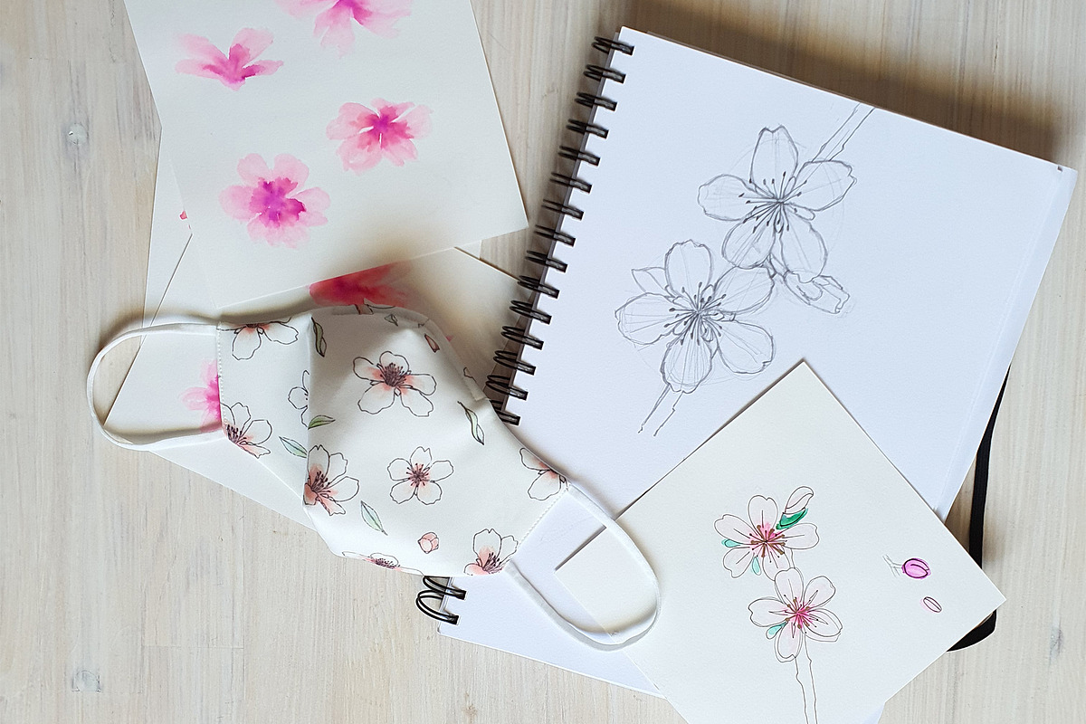 Almond Blossom, an Illustration by R.DesignStudio (Photo 4 of 11)