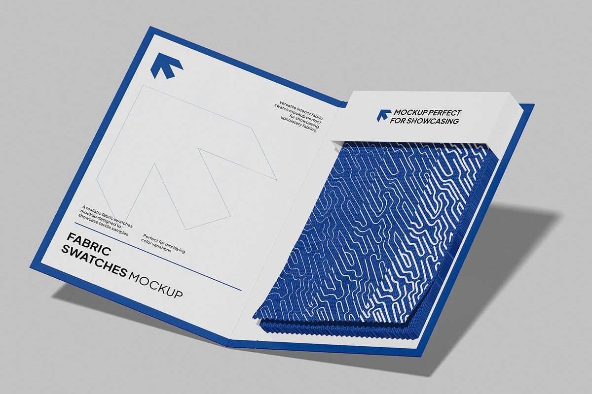 Fabric Swatches Mockup, a Packaging Mockup by Unerispace (Photo 5 of 5)