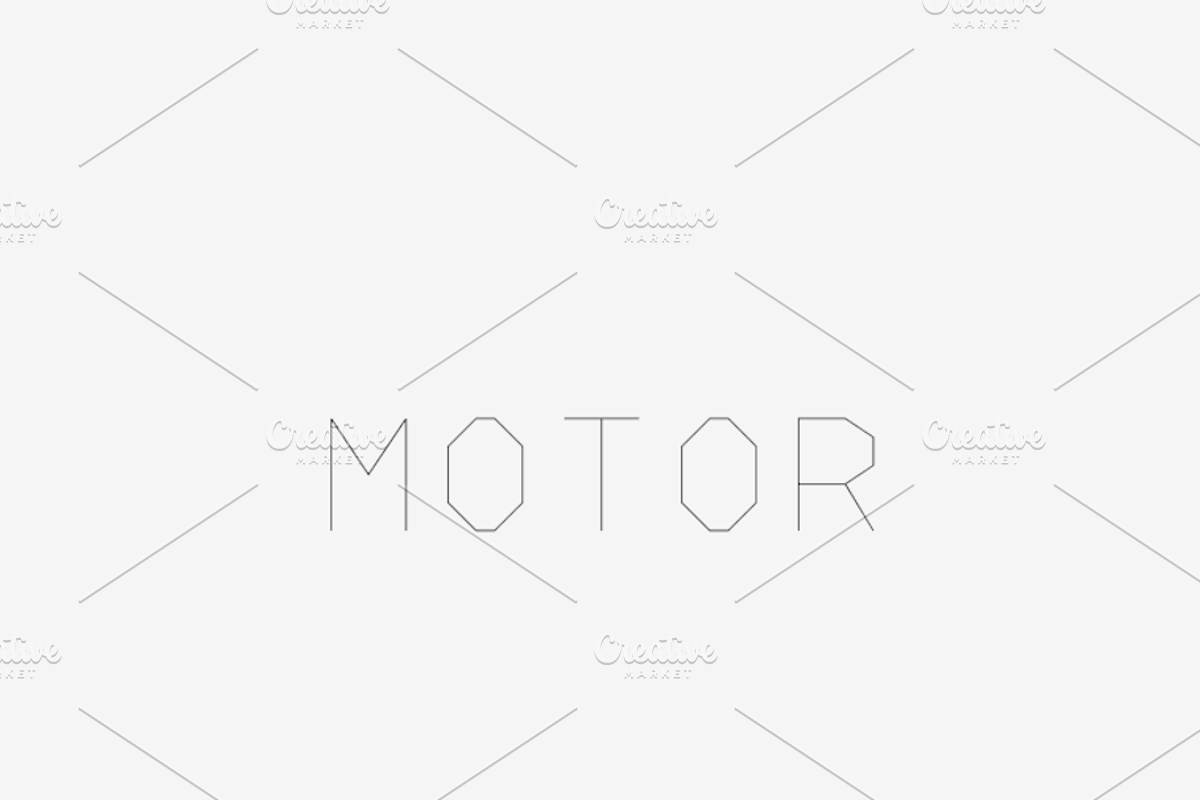 Motor - Laser, Craft Cutter Font
