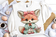 Coquette Animals Clipart Set, a Seasonal Illustration by CreationArt (Thumbnail 2 of 5)