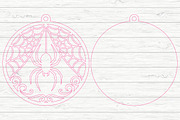 Halloween Spider Web Laser Cut SVG, an Object Graphic by Layerology (Thumbnail 3 of 3)