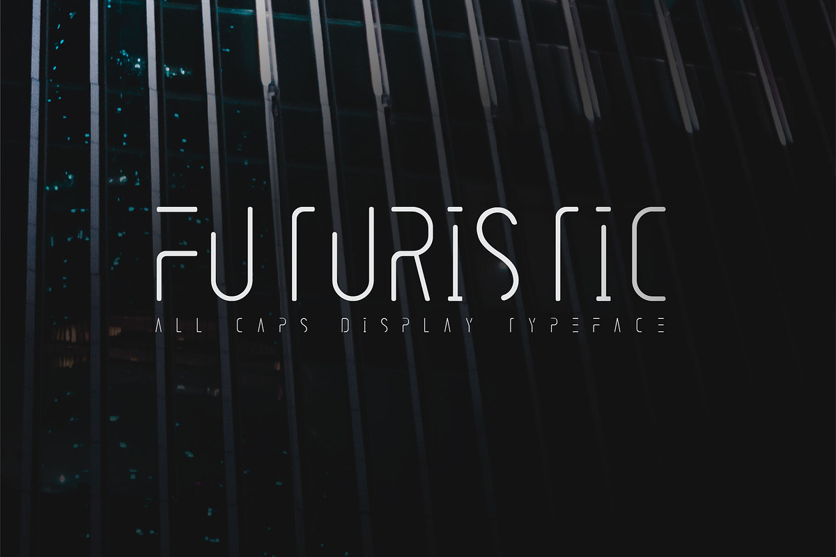 Futuristic, a Font by WAP (Photo 1 of 5)