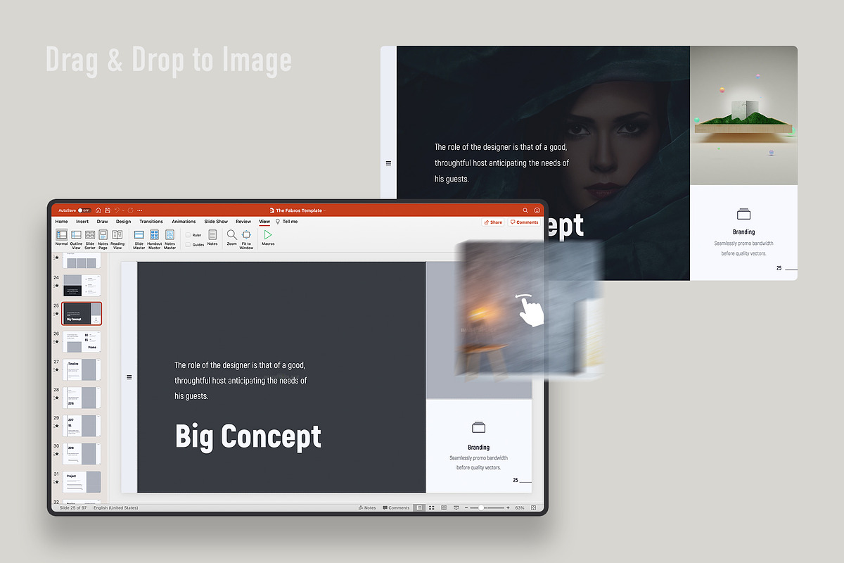 Fabros - Minimal & Creative Template, a Presentation Template by UDEA Store (Photo 5 of 15)