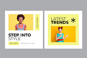 Fashion Social Media Post Template, an UI Kit Template by ContestDesign (Thumbnail 2 of 6)