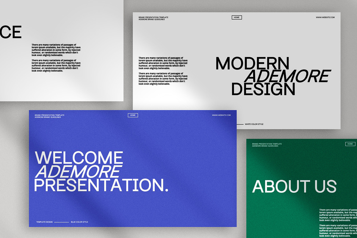 Ademore Google Slide Presentation, a Presentation Template by slidenotion (Photo 3 of 7)