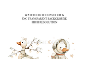 55 Silly Goose Clipart PNGs, an Animal Illustration by Pati Charm Studio (Thumbnail 6 of 9)