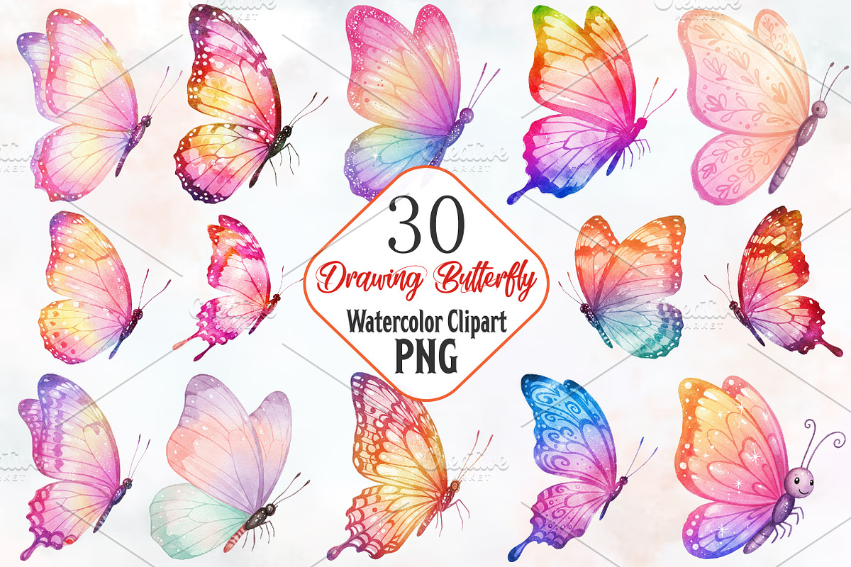 Drawing Butterfly Sublimation, an Illustration by RobertsArt (Photo 1 of 7)