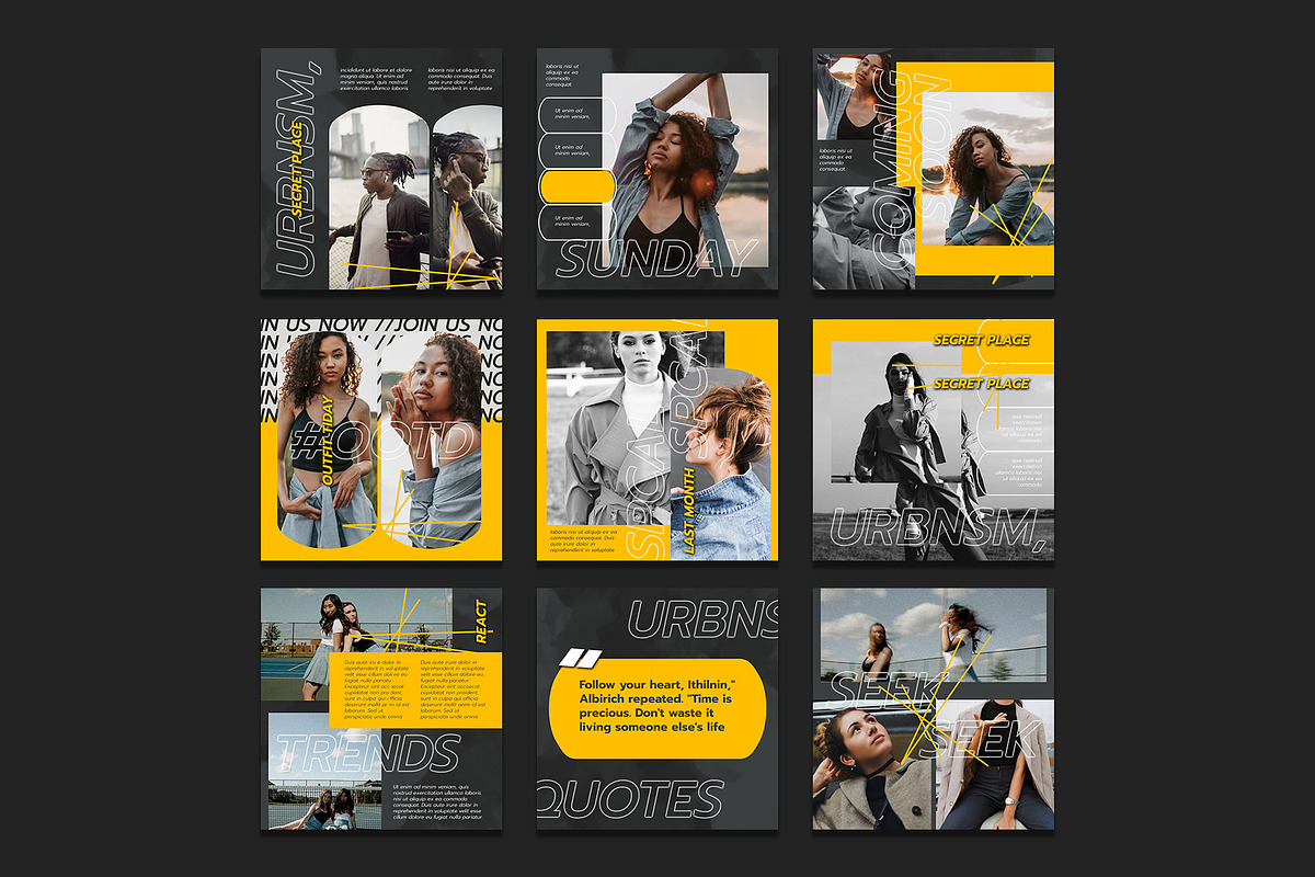 Bundle Streetwear Instagram Template, a Social Media Template by Azruca (Photo 18 of 26)