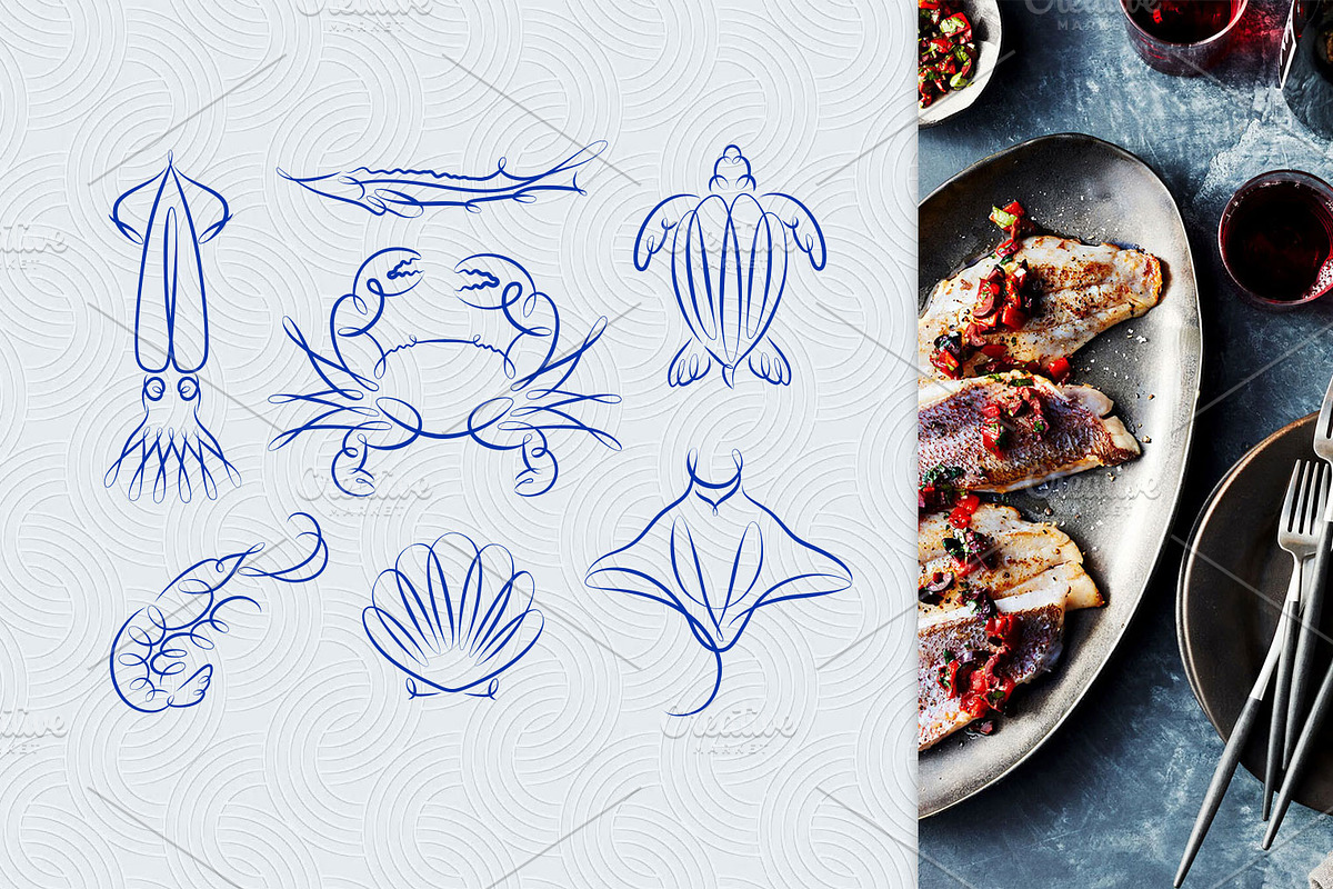 Marine Creatures, an Animal Illustration by Anna (Photo 3 of 6)