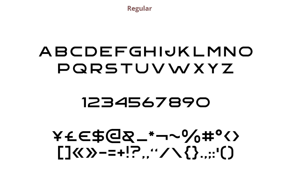 Gempire Font Family preview 4