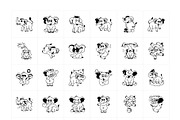 Elephant Cartoon Stickers, an Emoji Icon by Vectors Market (Thumbnail 6 of 6)