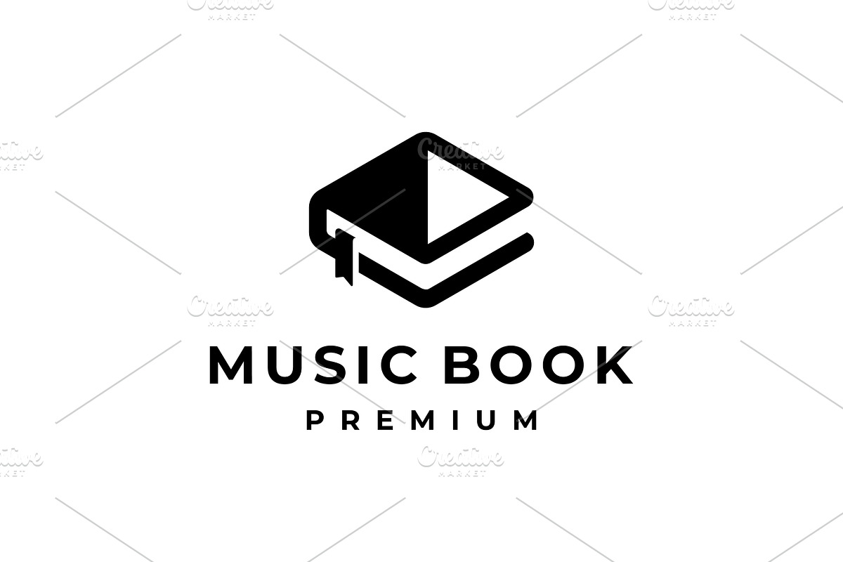 Music Book Logo, a Branding & Logo Template by onripusindo