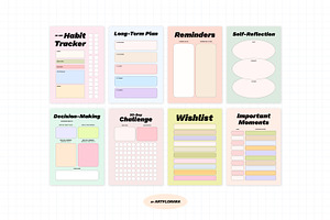 Modern Planner Template Collection