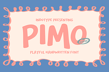 Pimo - Playful Handwritten Font