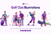 Golf Club Vector Illustration, a Duotone Icon by Vectors Market (Thumbnail 1 of 10)