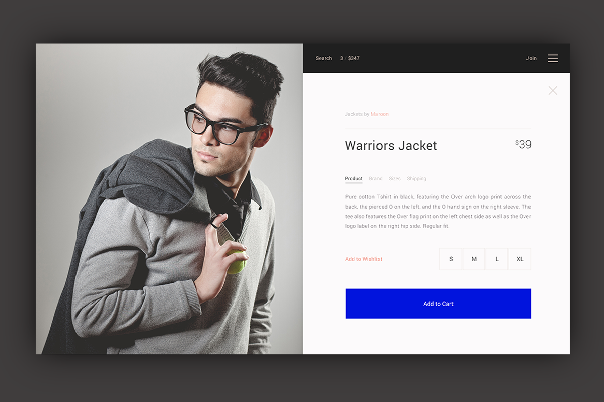 Fashion Store Template, a Websites & App Template by Jaromir Kveton (Photo 3 of 6)