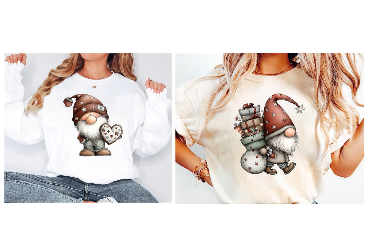 Whimsical Christmas Gnome clipart, an Illustration by Designworld (Photo 2 of 6)