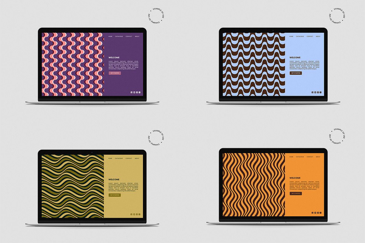 Retro Groovy Backgrounds, a Background Graphic by May Motif (Photo 15 of 20)