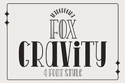 Fox Gravity 4 Font Style, a Slab Serif Font by Fox7 By Rattana (Thumbnail 1 of 12)