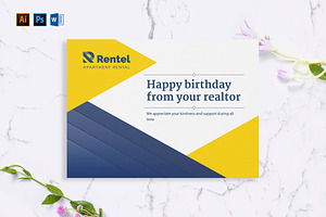 Apartment Rental Greeting Card