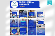 Social Media Manager -Canva Posts, a Social Media Template by Viral Content Design (Thumbnail 5 of 17)
