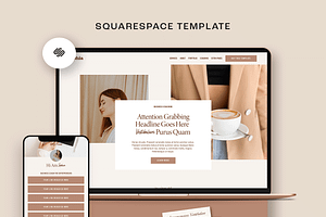 Squarespace Website Template: Coach